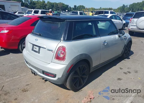 2012 Mini Cooper S из США, поврежденный, VIN WMWSV3C50CT387216